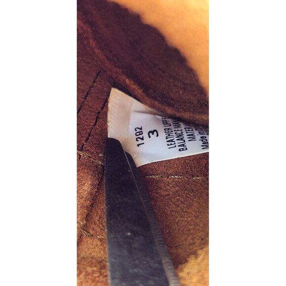 MINNETONKA Toddler Size 3 Kids Double Fringe Zip Suede Ankle Boot Brown 1292 - Picture 16 of 16